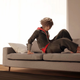 A screenshot from Kingdom Hearts 4's April 10 reveal trailer depicting protagonist Sora waking up in his high-rise apartment in South Aoyama, Tokyo.